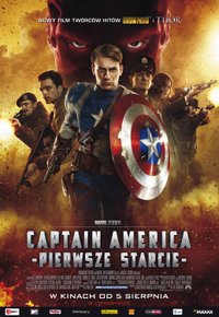Plakat Filmu Captain America: Pierwsze starcie (2011)
